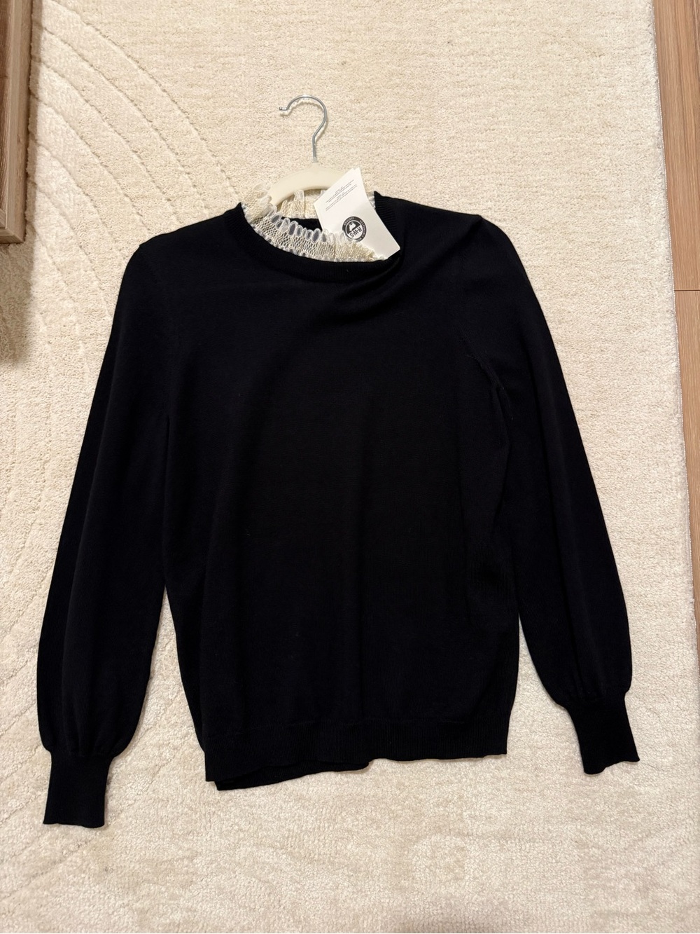 Sezane Audrey Jumper in Noir